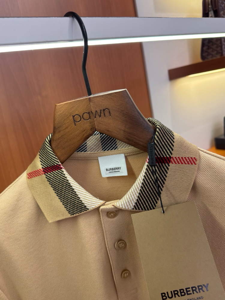 Burberry Özel Kumaşlı Ekose Detaylı T-shirt