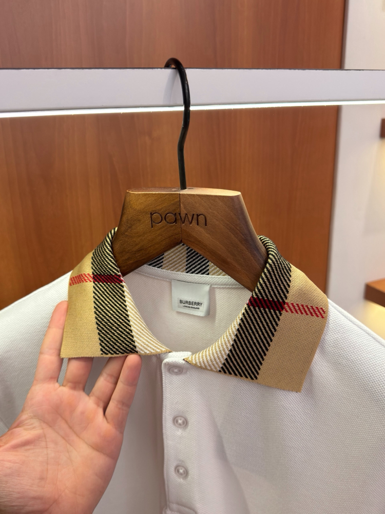 Burberry Özel Kumaşlı Ekose Detaylı T-shirt