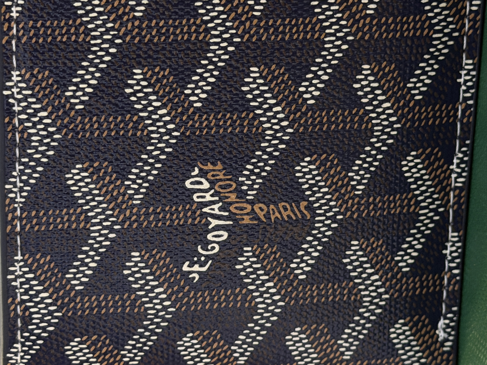 Goyard Logo Damier Cüzdan