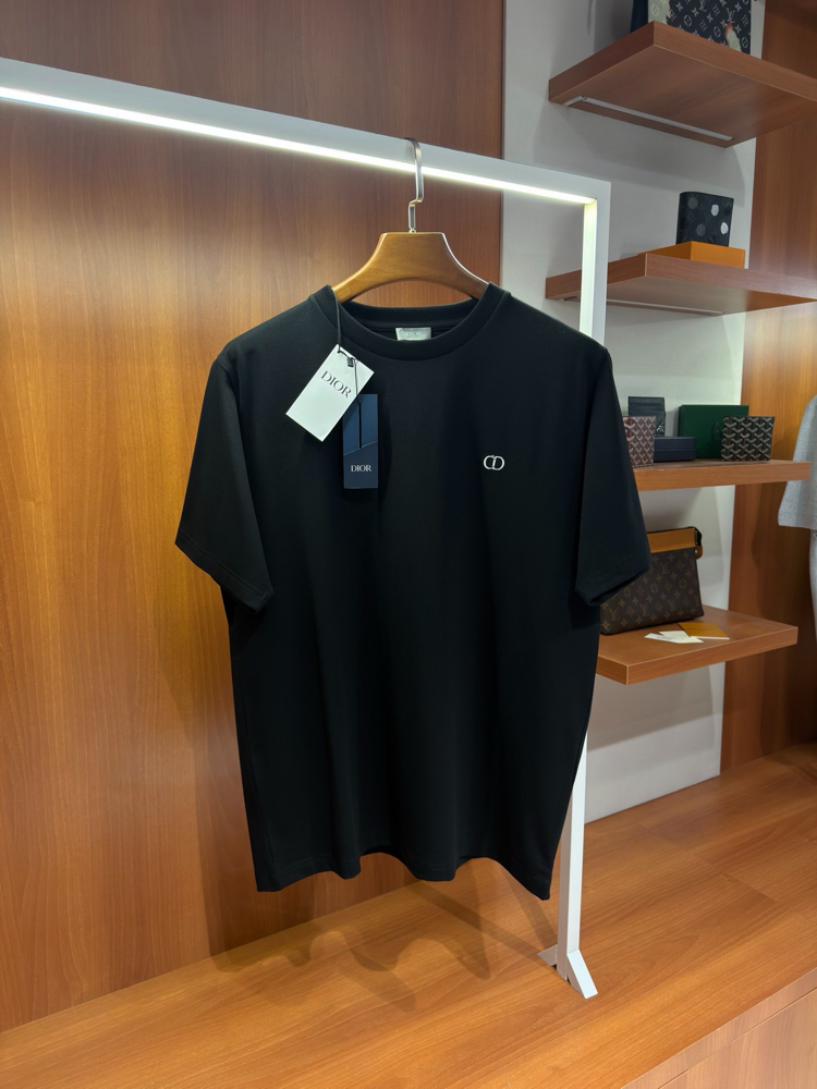 Dior Mini Logo İşlemeli T-shirt