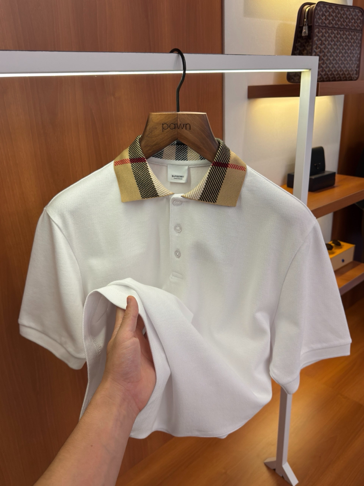 Burberry Özel Kumaşlı Ekose Detaylı T-shirt