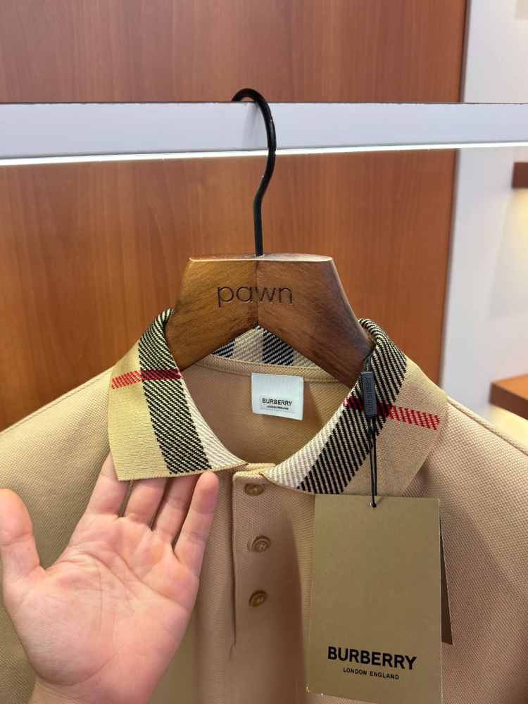 Burberry Özel Kumaşlı Ekose Detaylı T-shirt