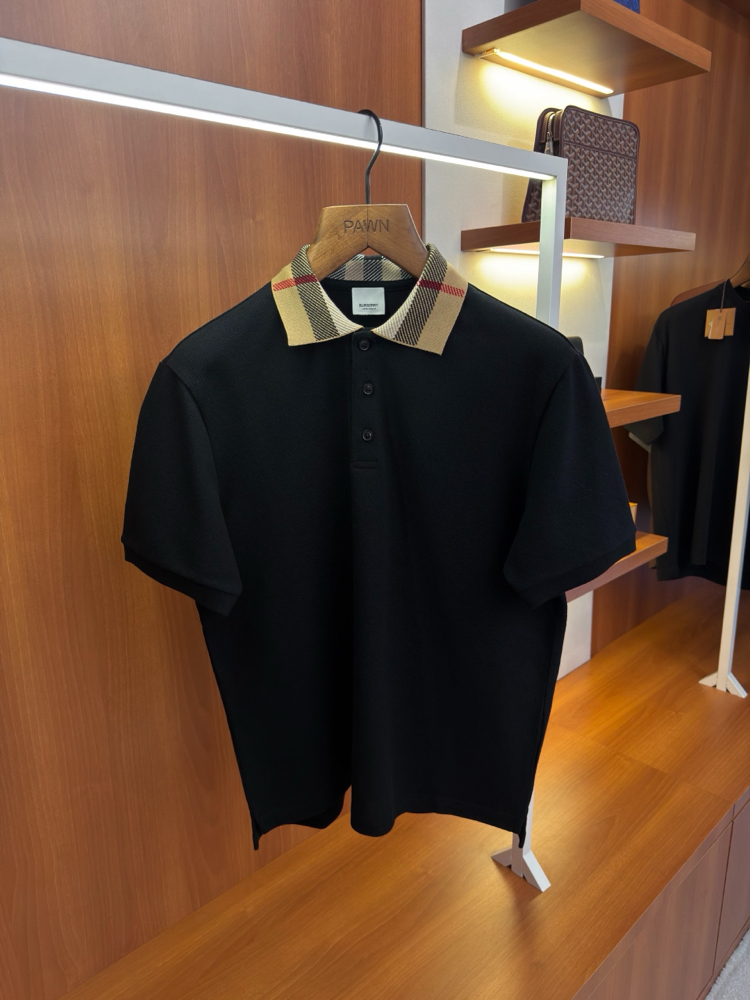 Burberry Özel Kumaşlı Ekose Detaylı T-shirt