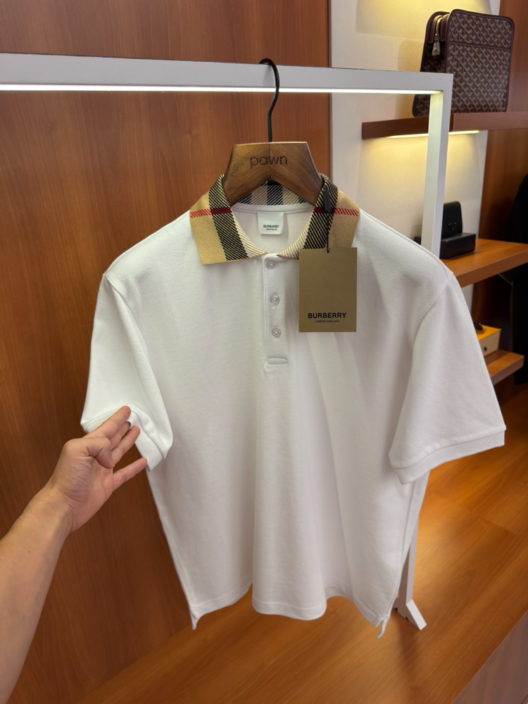 Burberry Özel Kumaşlı Ekose Detaylı T-shirt