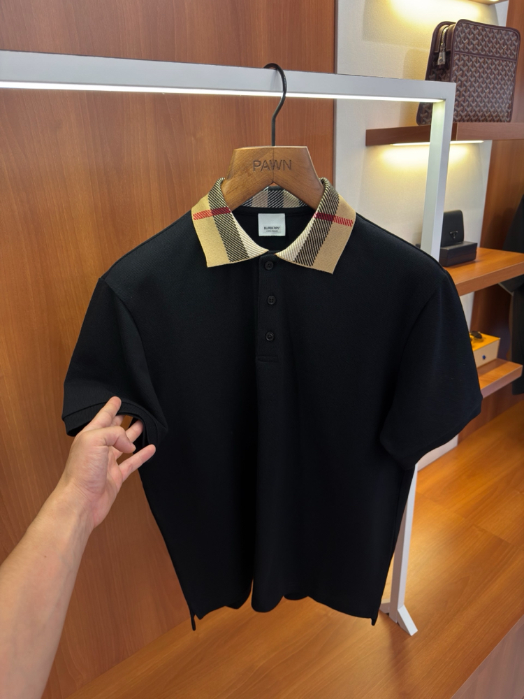 Burberry Özel Kumaşlı Ekose Detaylı T-shirt