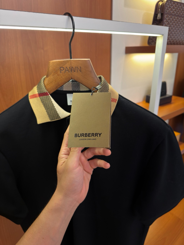 Burberry Özel Kumaşlı Ekose Detaylı T-shirt