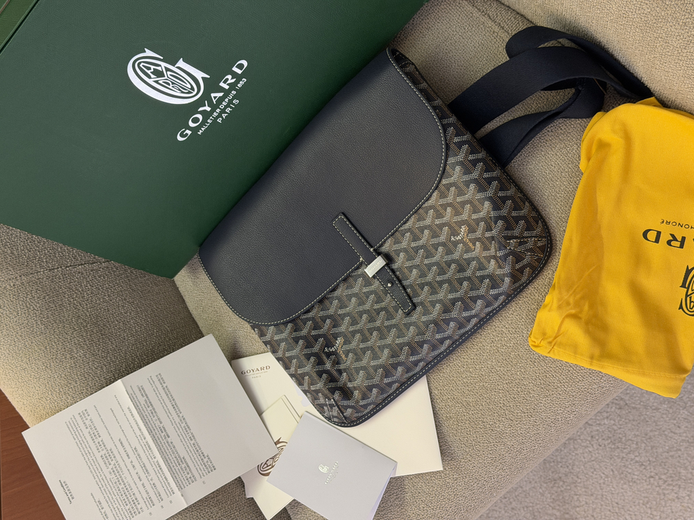 Goyard Lacivert Omuz Çantası