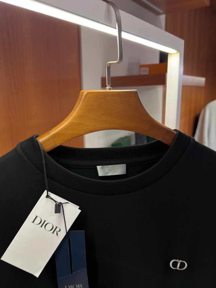 Dior Mini Logo İşlemeli T-shirt
