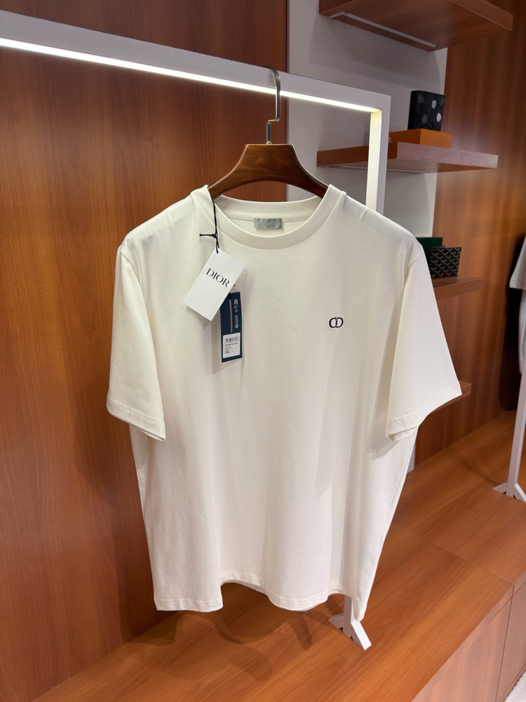 Dior Mini Logo İşlemeli T-shirt