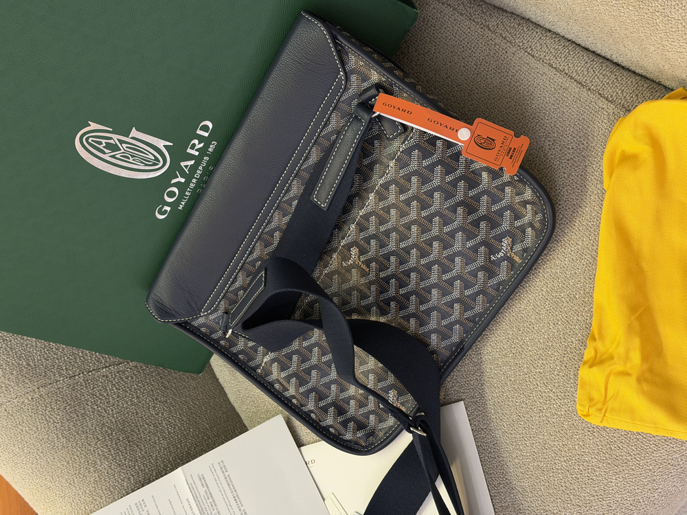 Goyard Lacivert Omuz Çantası