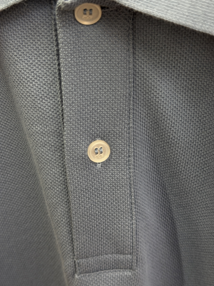 Dior Füme CD Logo İşlemeli Polo Yaka T-shirt
