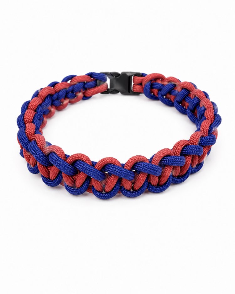 PawRoots El Yapımı Paracord Köpek Tasması + paslanmaz çelik isimlik