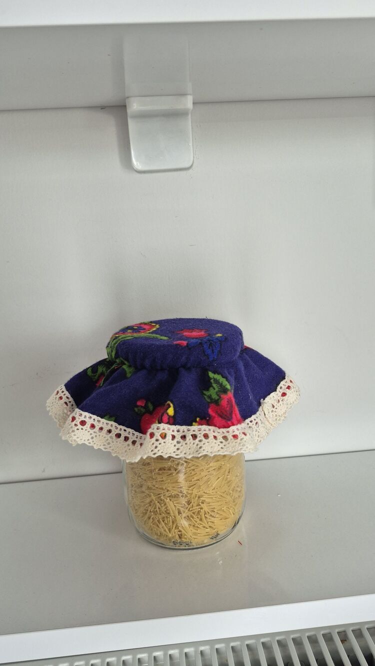 kavanoz kapağı örtüsü