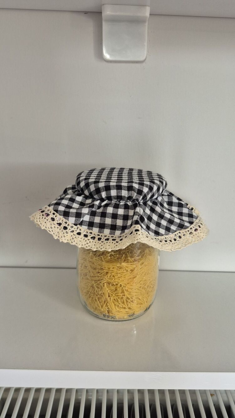 kavanoz kapağı örtüsü