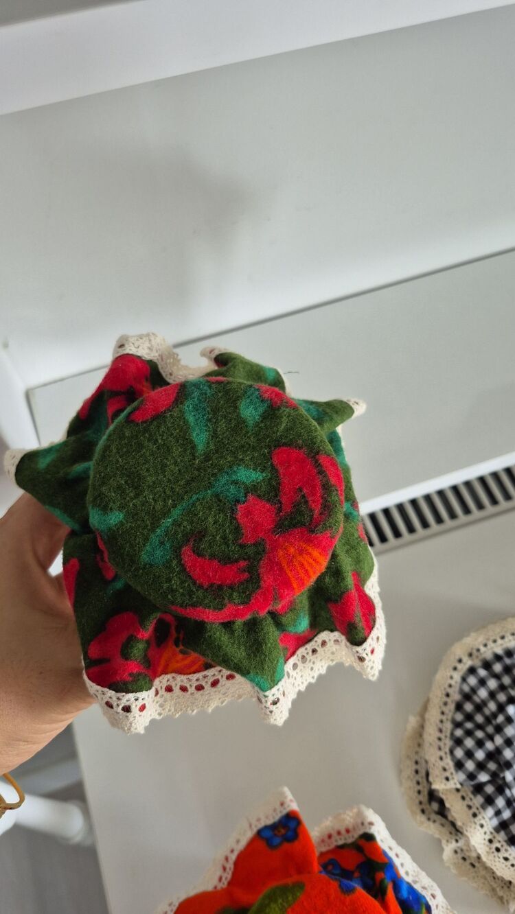 kavanoz kapağı örtüsü