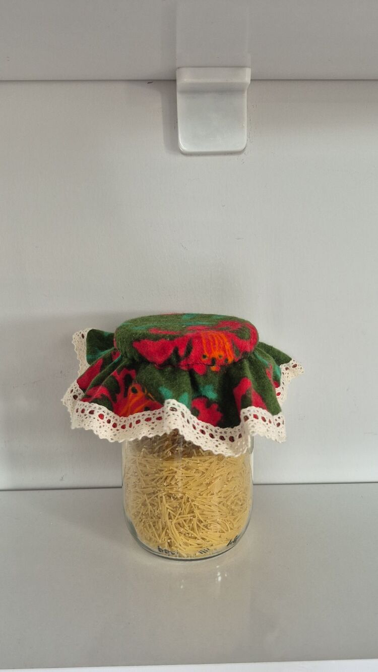 kavanoz kapağı örtüsü