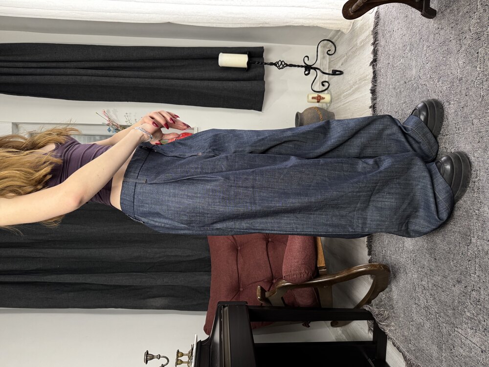 PİLELİ KABARTMA DETAYLI KLASİK SKATE JEAN