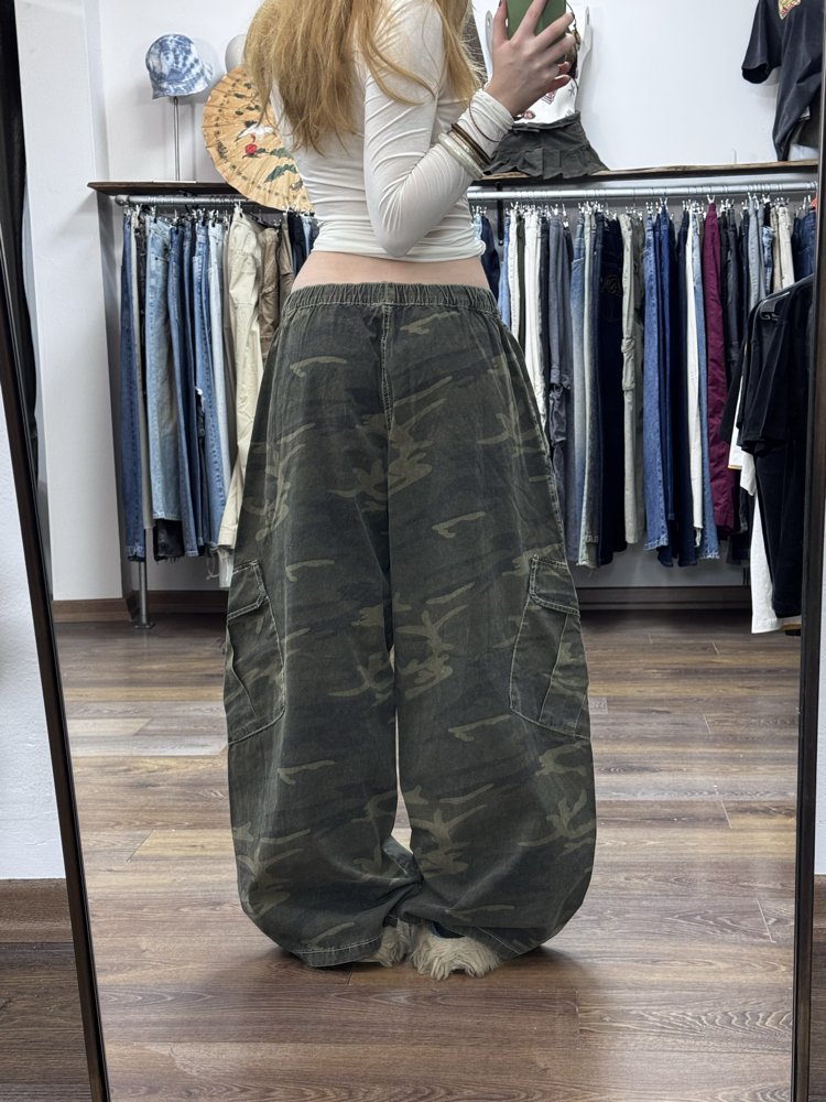KAMUFLAJ EKSTRA BAGGY PANTOLON