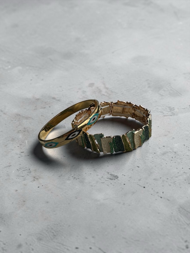 Mosaic Luck | İkili Bileklik Seti