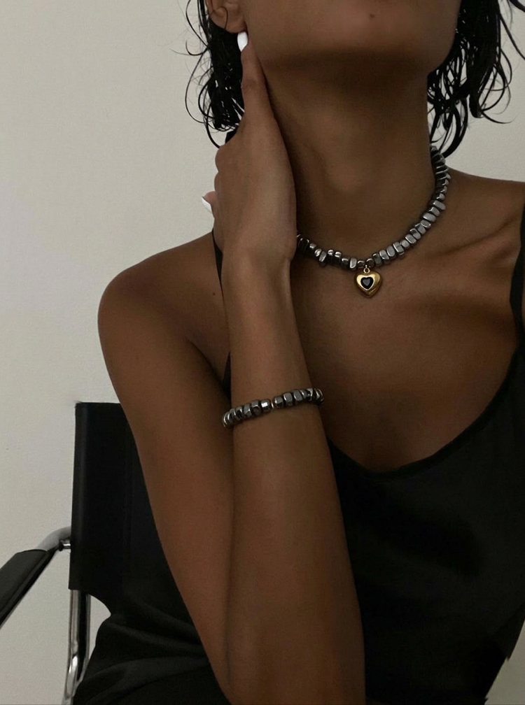 Midnight Heart | Hematite