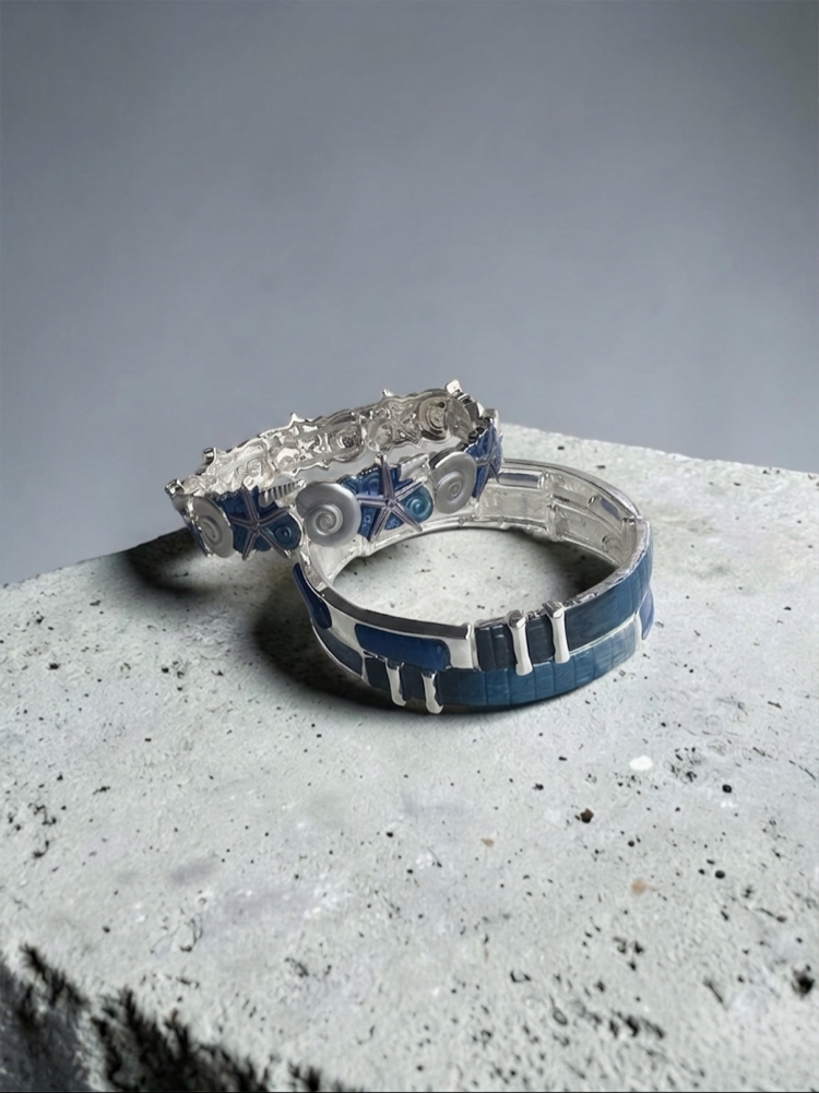 Arctic Shell & Modern Marin Bileklik Seti