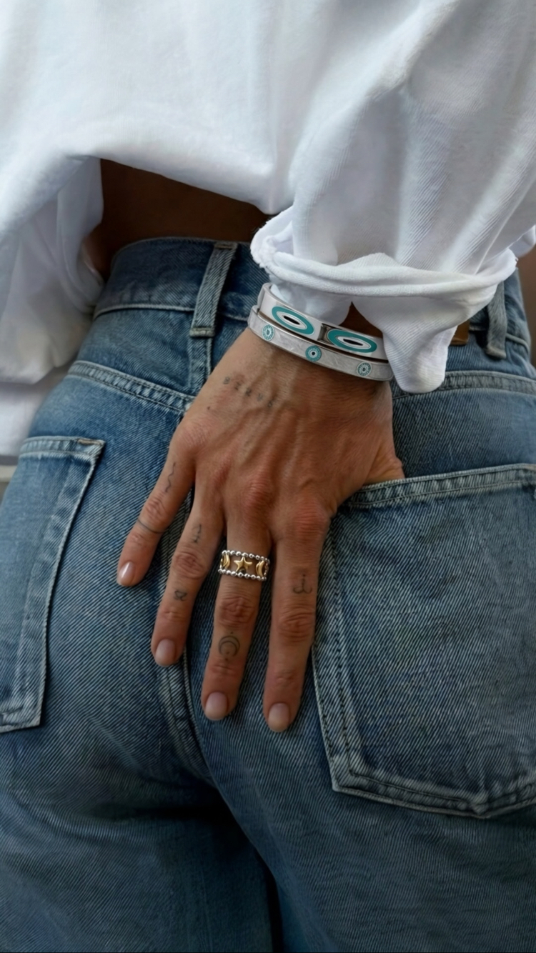Regard d'Argent | 2’li Bileklik Set