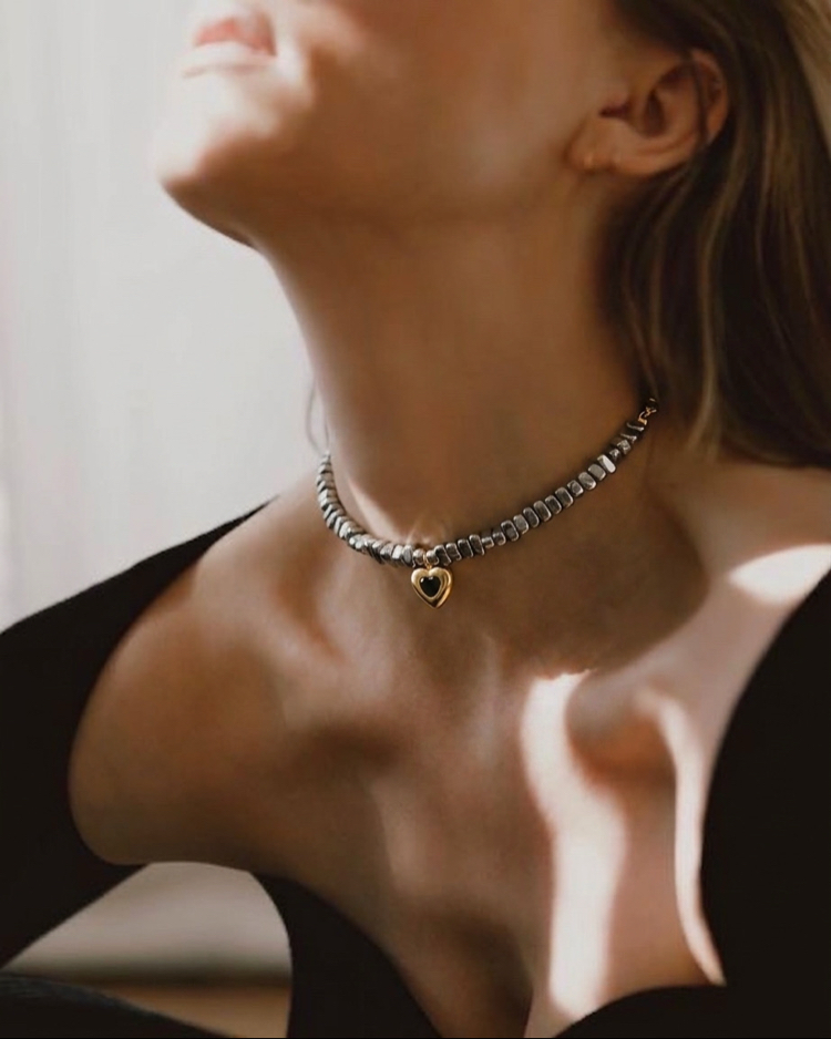 Midnight Heart | Hematite