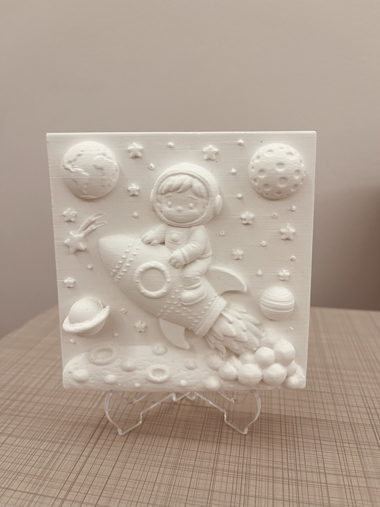 Astronot Tuval Boyama