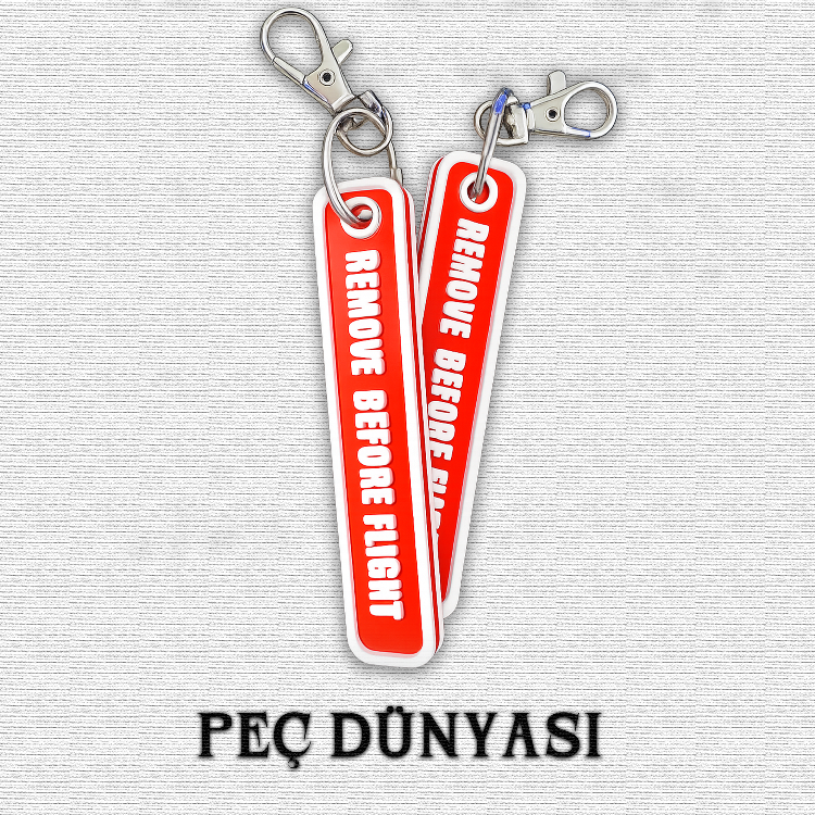 REMOVE BEFORE FLİGHT ANAHTARLIK (3D BASIM)