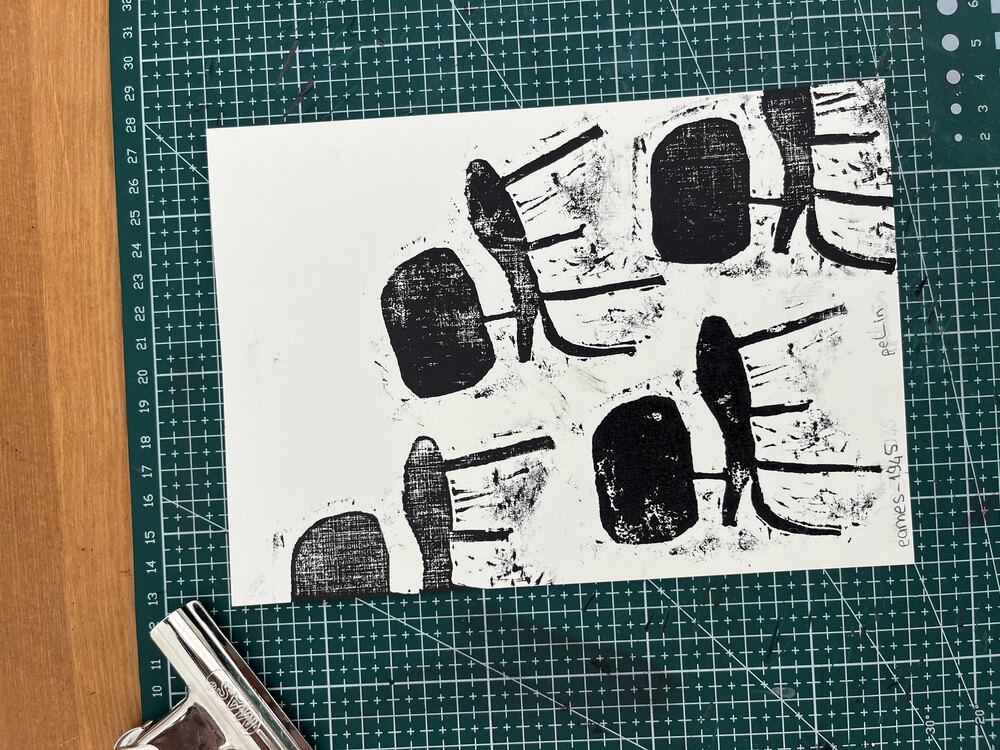 Eames Lino Print