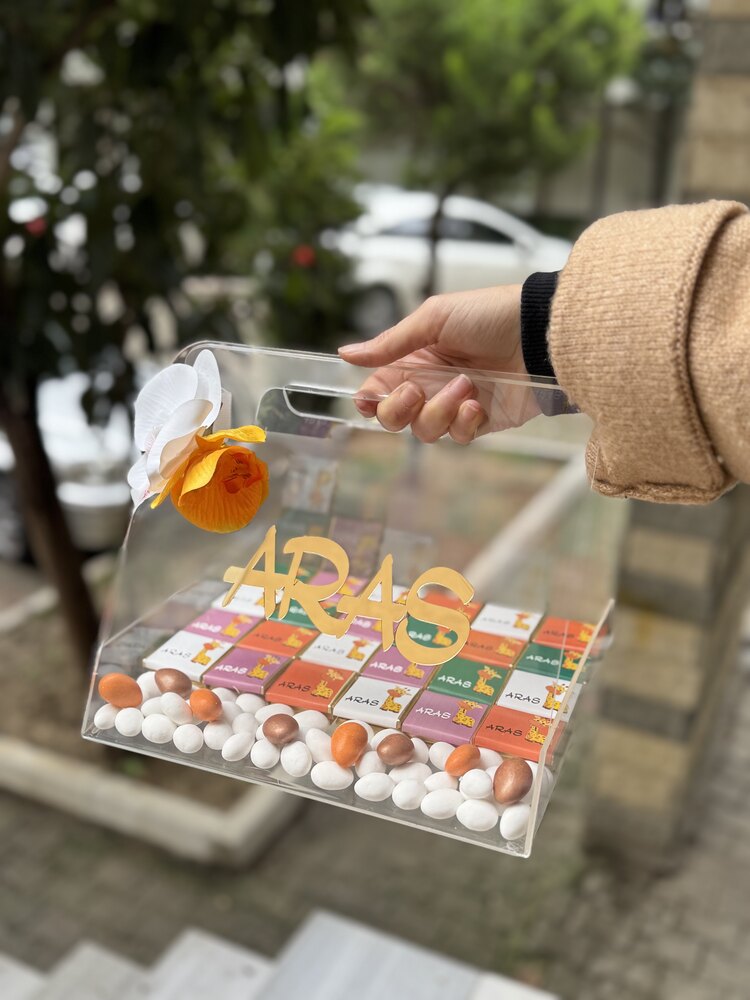 Pleksi Çantalı Çikolatalık