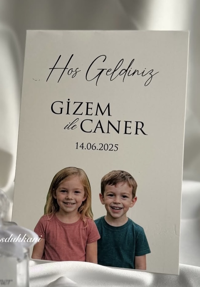 Fotoğraflı Masa Kartı