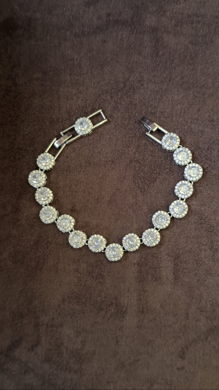 Luxury Halo Tennis ORBİ Bileklik 