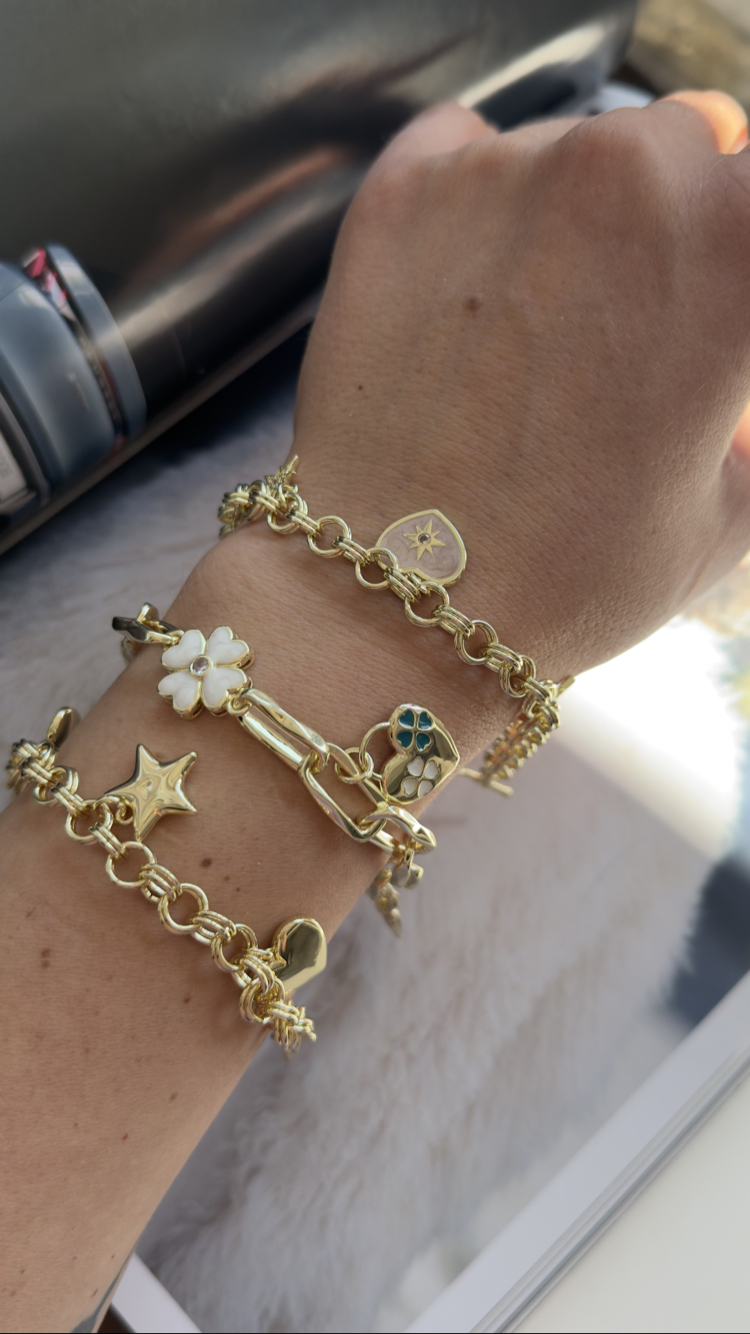 Kuyumcu Model 14k Kuzey Yıldızı Charm Bileklik
