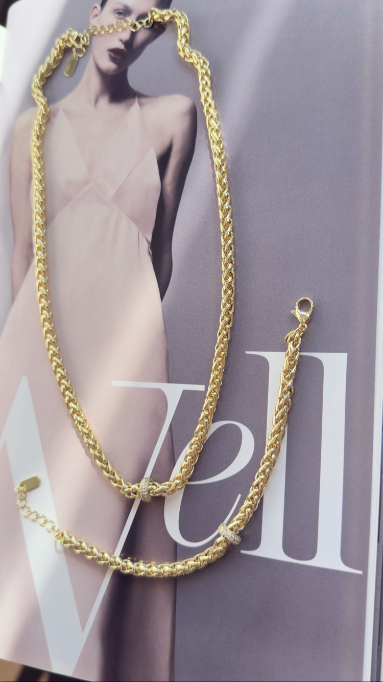 Özel Seri 14k Aris Kolye & Bileklik Set