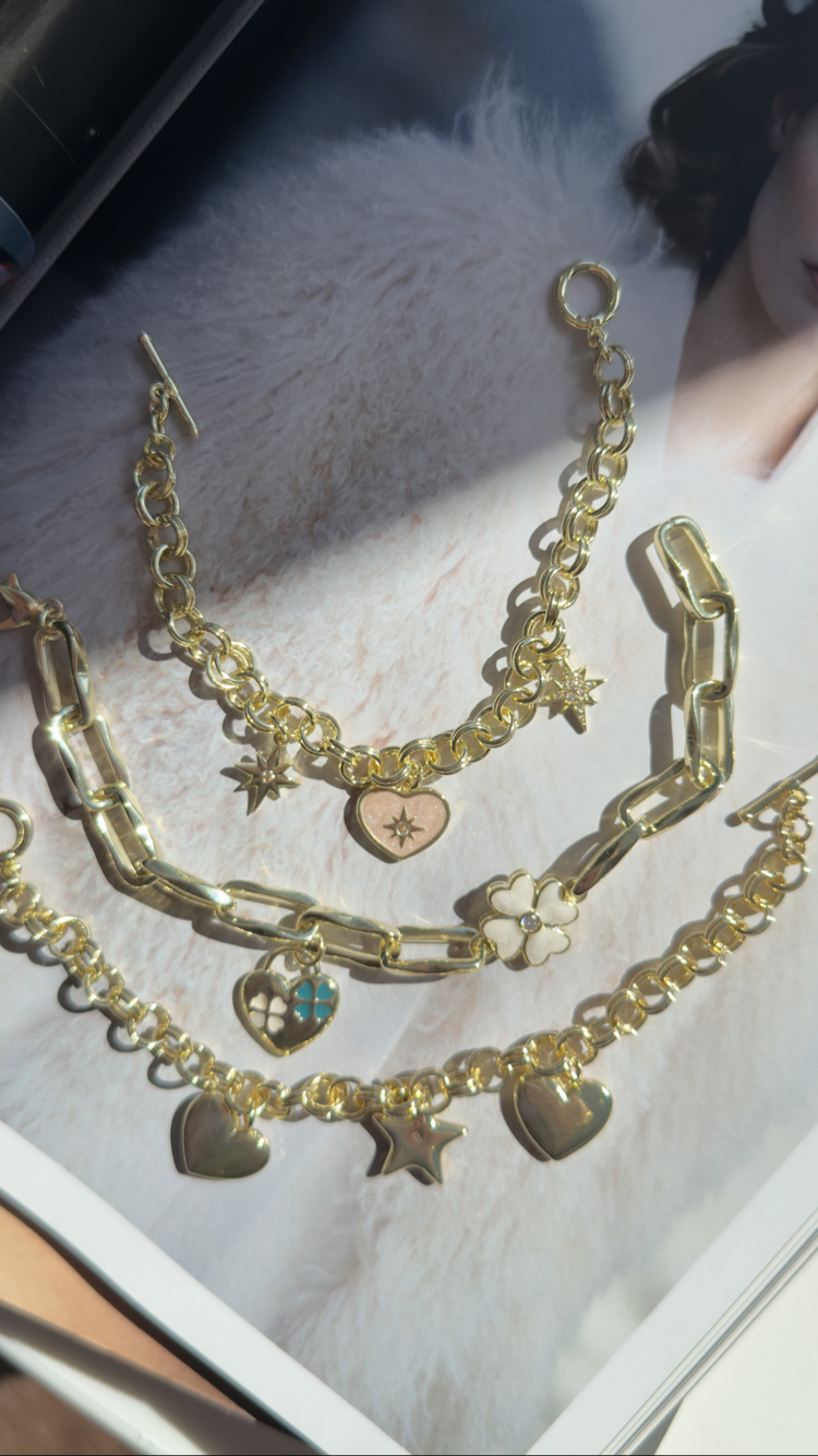 Kuyumcu Model 14k Kuzey Yıldızı Charm Bileklik