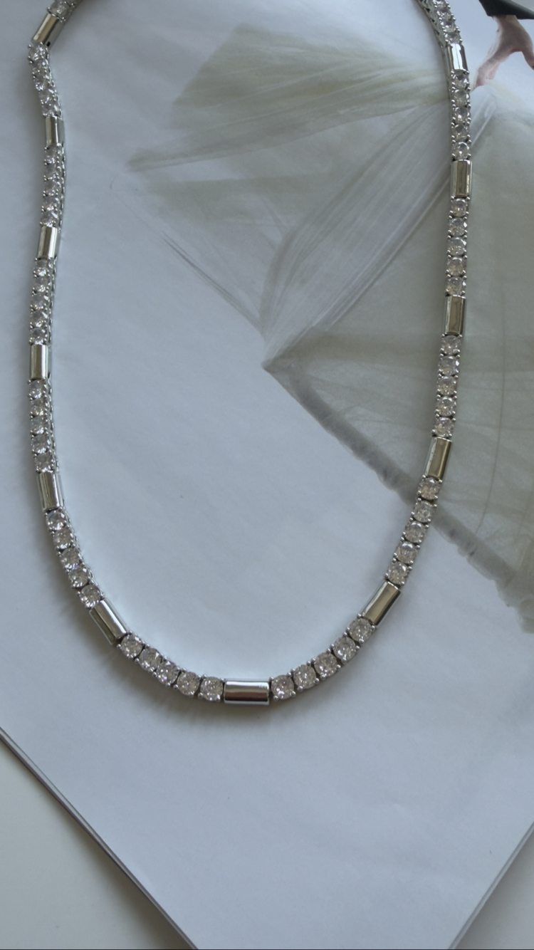 Premium MARYA Silver Suyolu Kolye