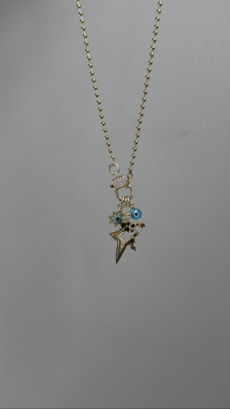 Anita Charm Kolye (Turkuaz yıldız Charm )