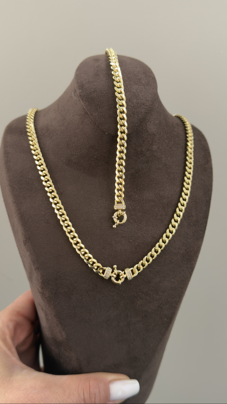 Özel Üretim 14k RİSA İnce Gurmet Set -50- cm