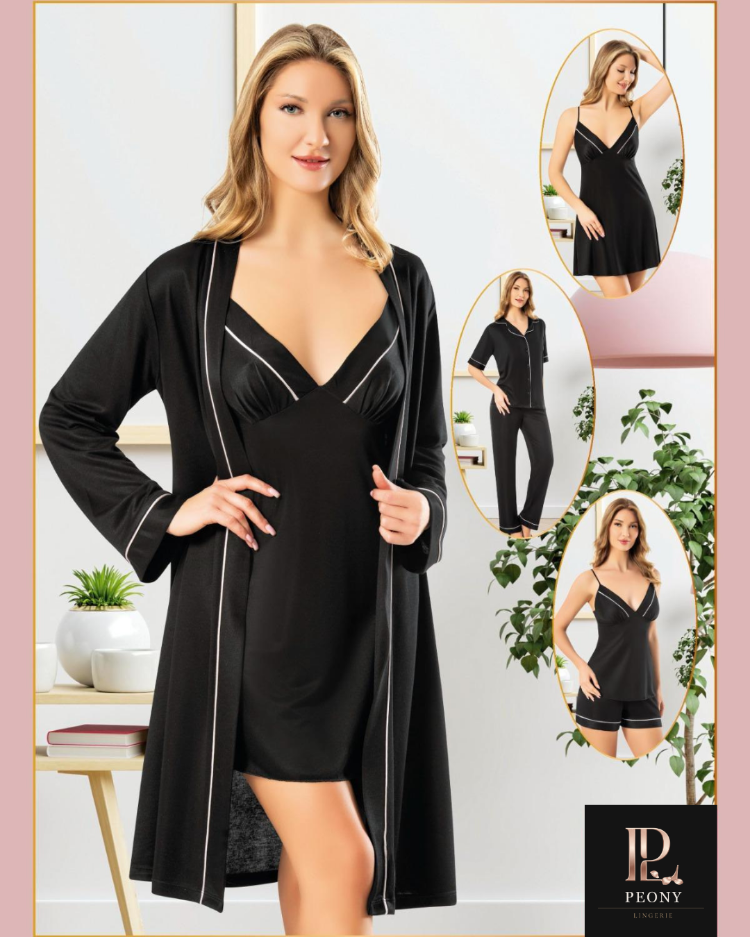 Peony Soft: Pamuklu İnterlok 6lı Set