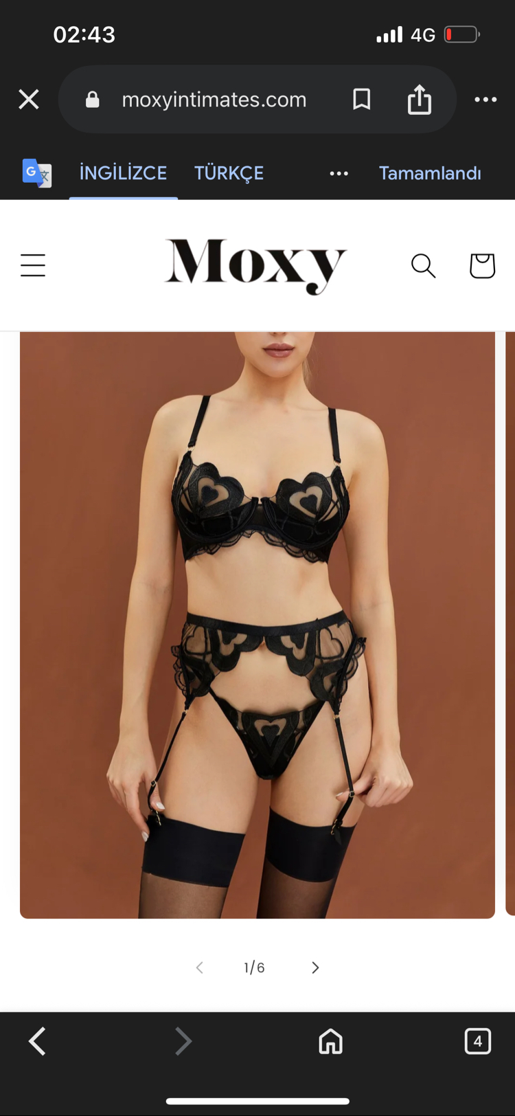 Black Love Jartiyer Set