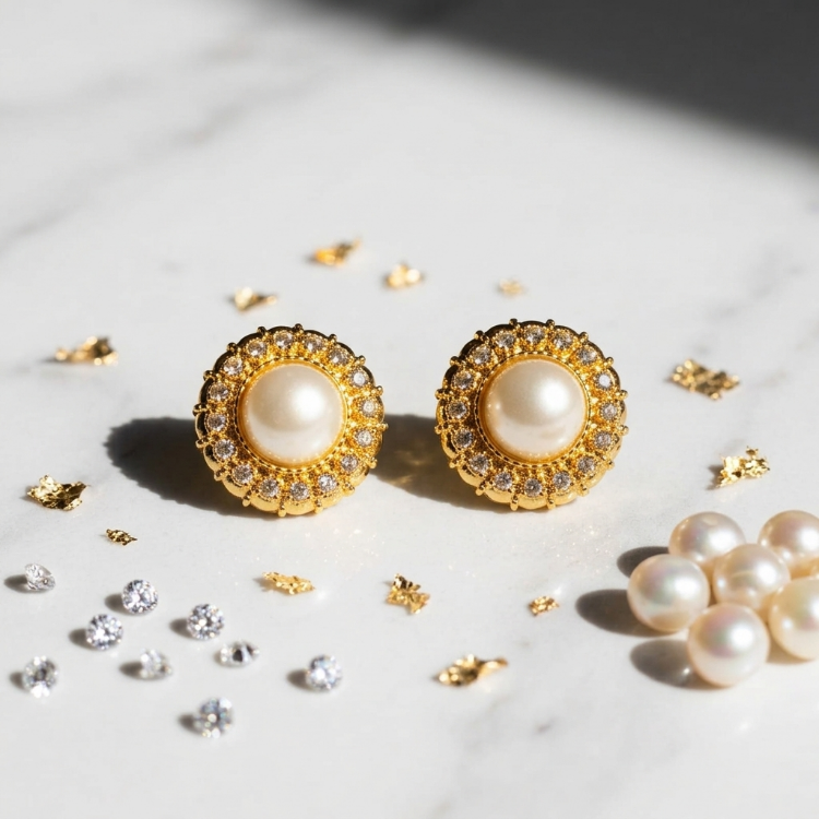 Pearl İnci Küpe (Klipsli)