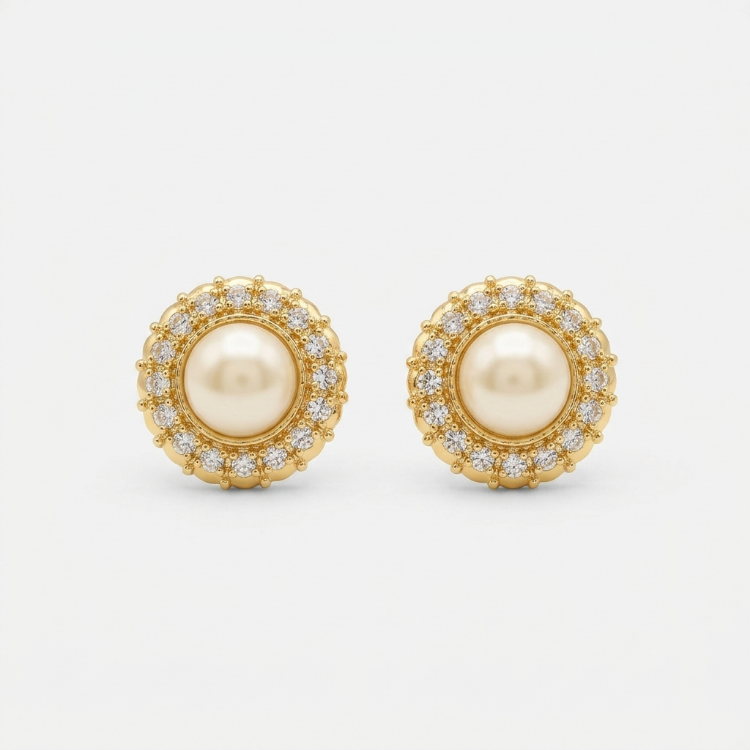 Pearl İnci Küpe (Klipsli)