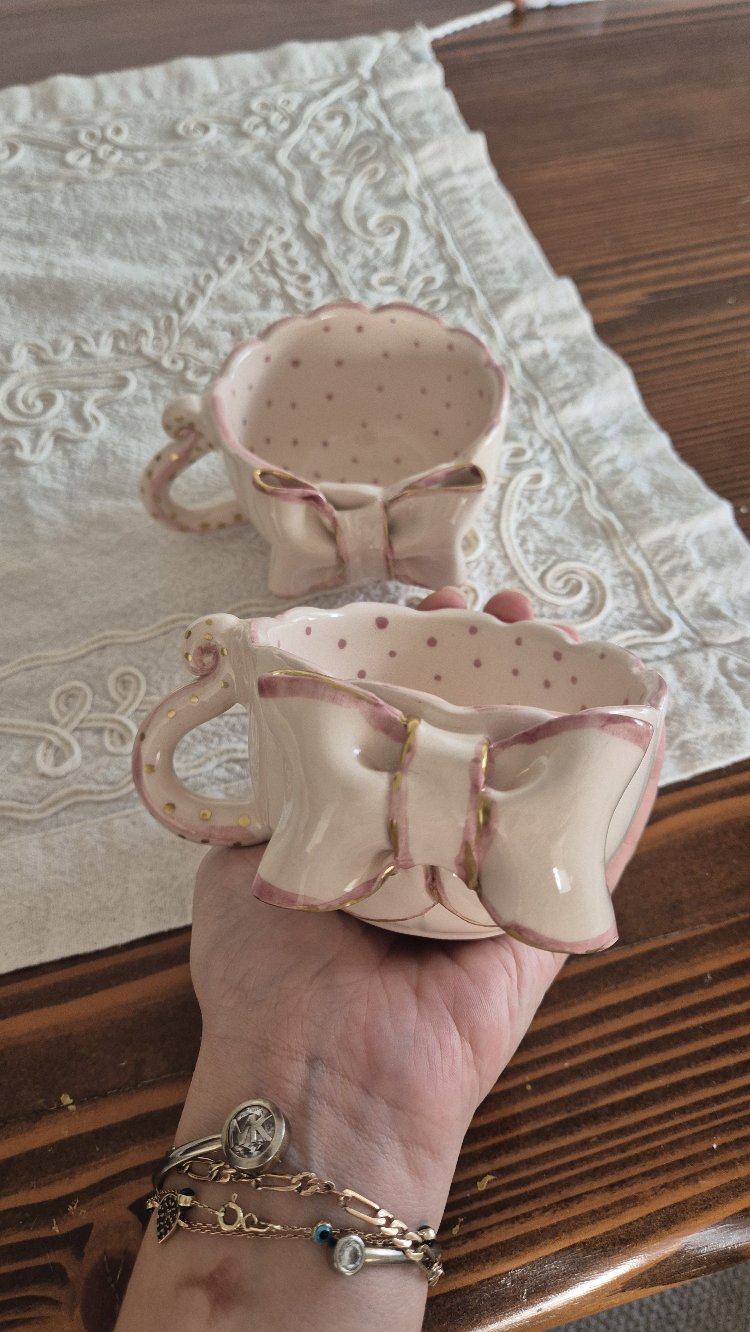 Puantiyeli Fiyonk Mug