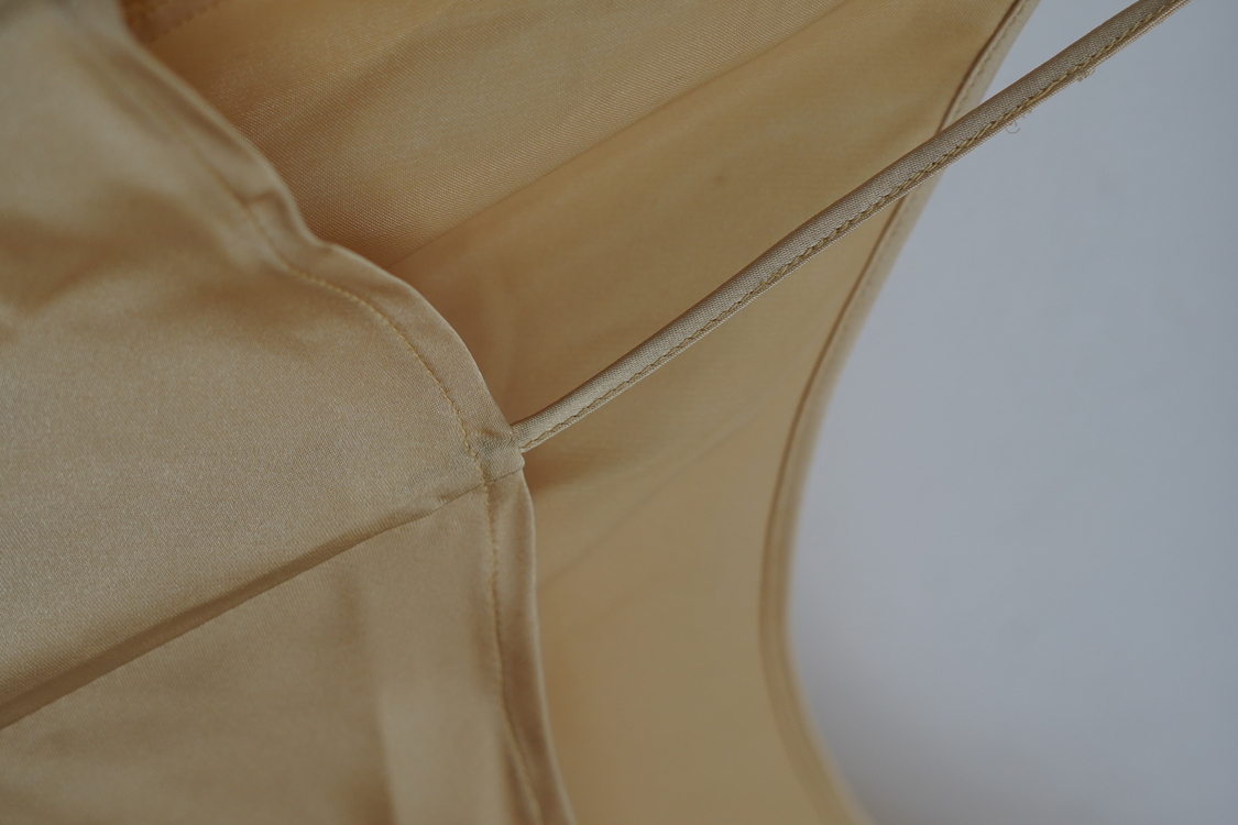 Ayla Dümer Özel Dikim Altın Saten Slip Elbise – Minimalist & Şık Tasarım – Tek Parça