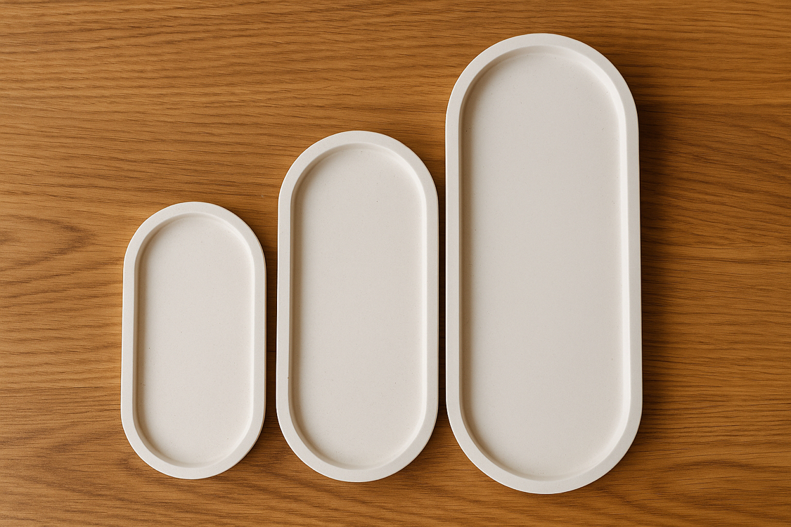 3’lü Oval Tabak Set 