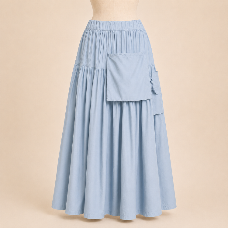 Glace Cepli Tafta Maxi Etek