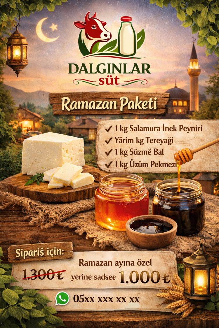 Dalgınlar Süt Ramazan Paketi