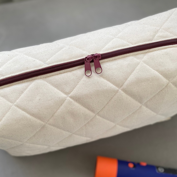 Krem kanvas / Dyson Airwrap seyahat çantası