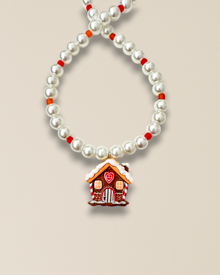 Cam incili Home Charm Kolye 